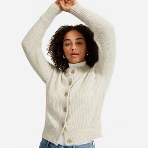 Everlane Alpaca Cropped Cardigan